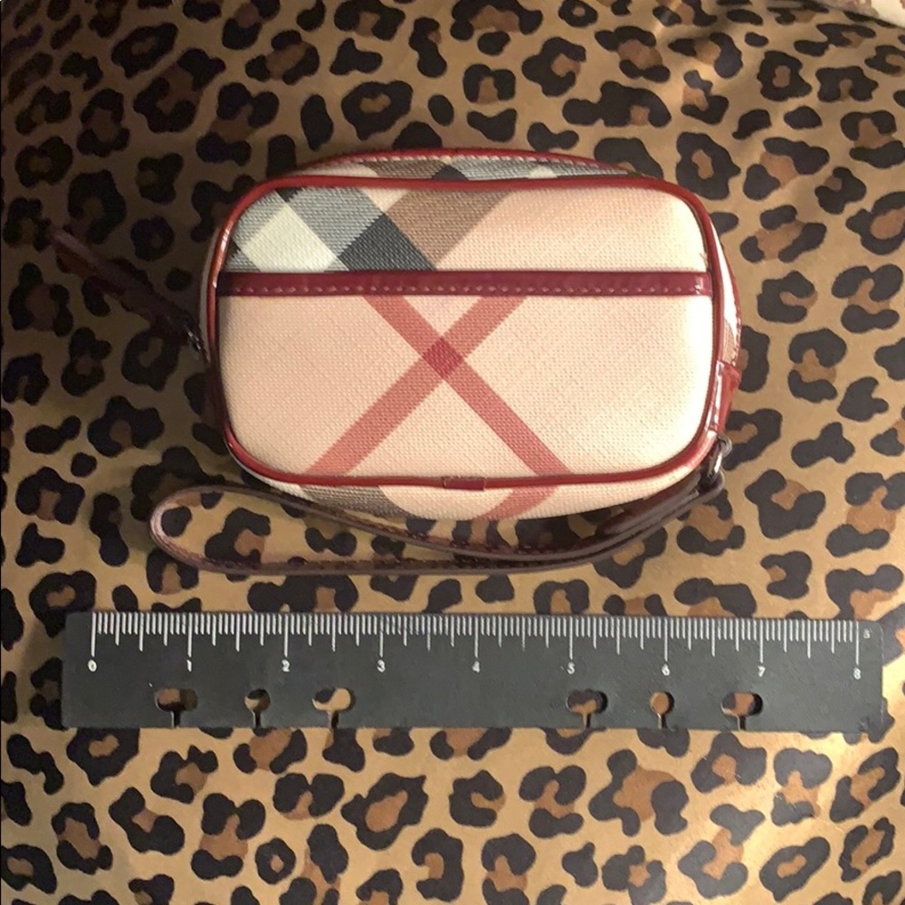 Authentic Burberry key clutch purse wallet